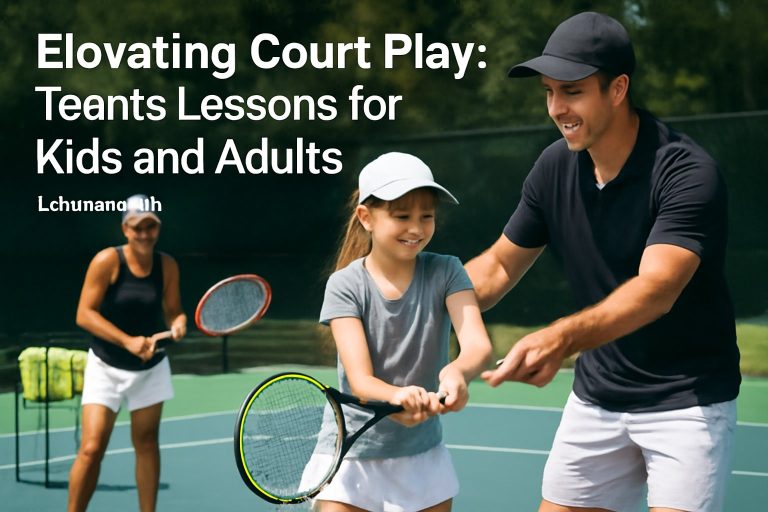Elevating Court Play: Tennis Lessons for Kids and Adults