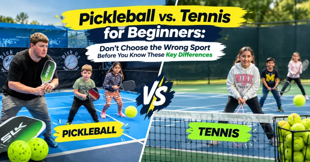 Pickleball vs Tennis for Beginners: Which Racket Sport Should You Actually Start With? 3 Pickleball vs Tennis for Beginners